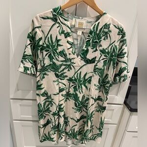 Emily McCarthy Palm Print Dress